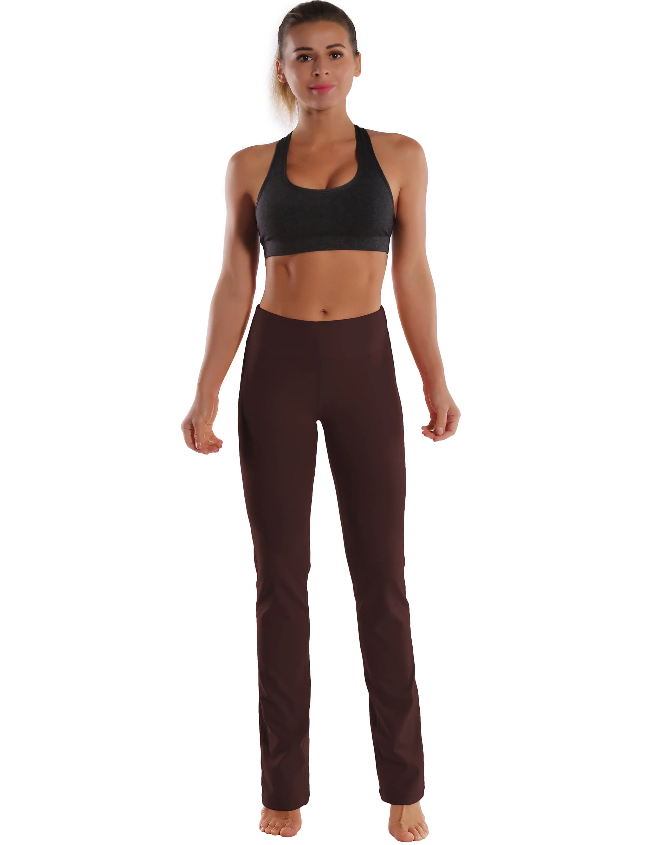 29" 31" 33" 35" Straight Leg Leggings mahoganymaroon_Running