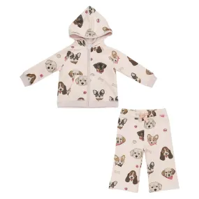 Angel Dear Hoodie and Jogger Set Pretty Puppy Faces