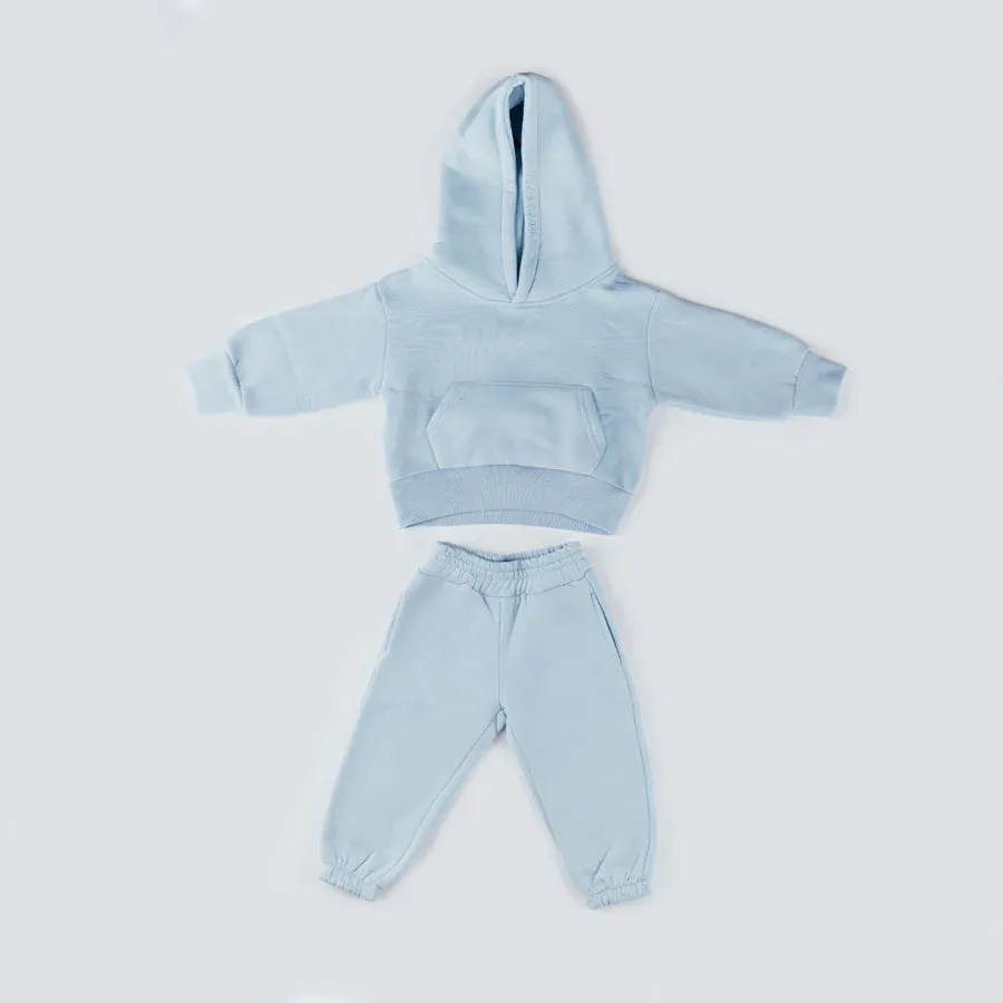 Arby & Opal Mini Jogger Set - Ice Blue