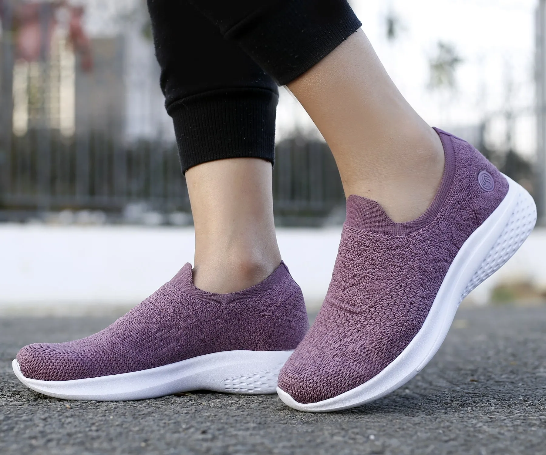 Bacca Bucci Women's WALKER Slip-On Walking Breathable Mesh Sports Shoes Sneakers