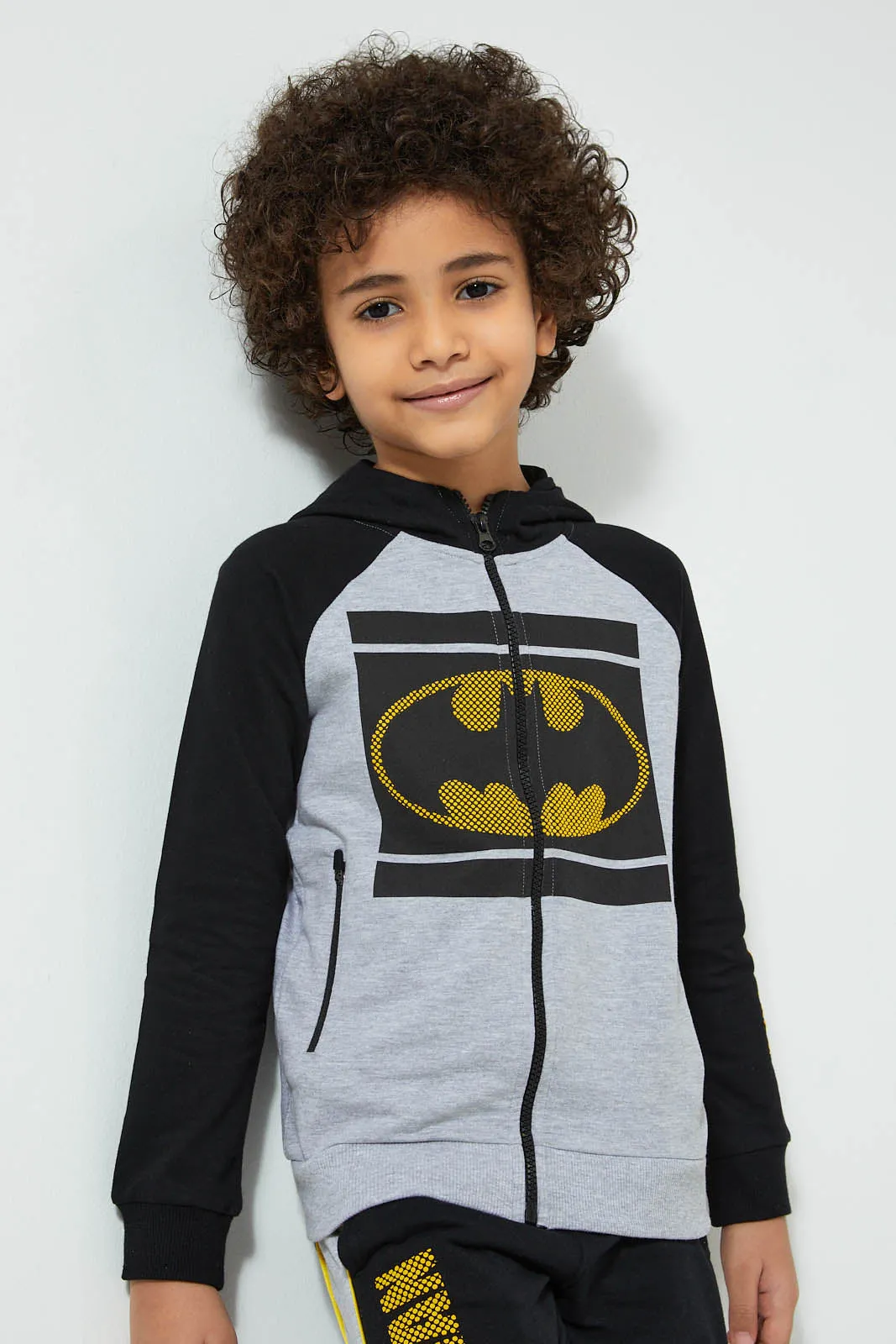 Black And Grey Batman Jog Suit (2 Piece)