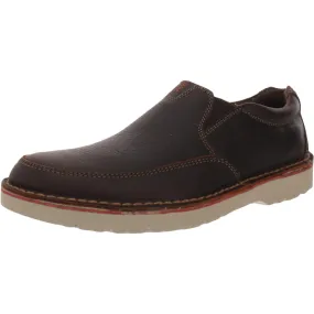 Clarks Mens Vargo Step Leather Lifestyle Slip-On Sneakers