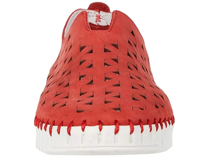 Eric Michael Inez Sneakers- Red Nubuck