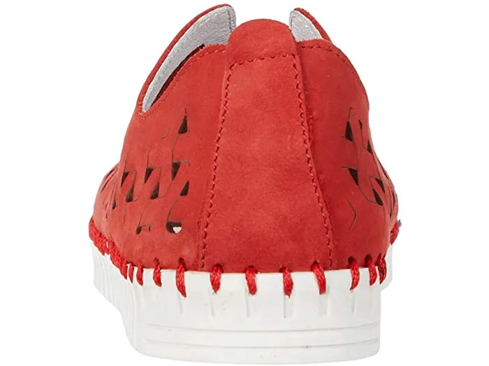 Eric Michael Inez Sneakers- Red Nubuck