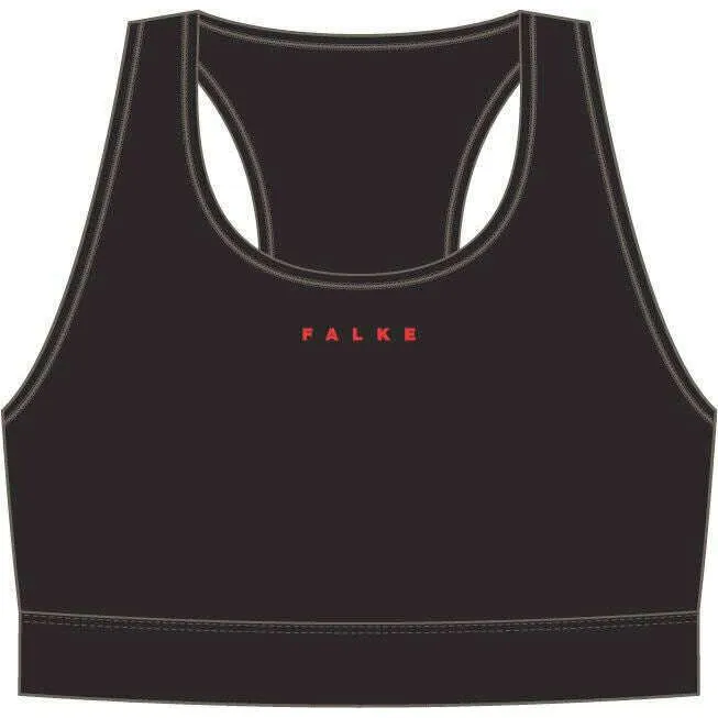 Falke Perform Better Mid Racer Sports Bra - Black