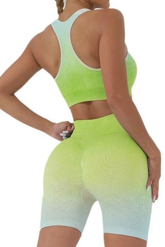 Gradient Seamless Yoga Sets