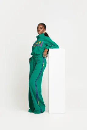 GREEN QUEEN Plush fleece JOGGER Set