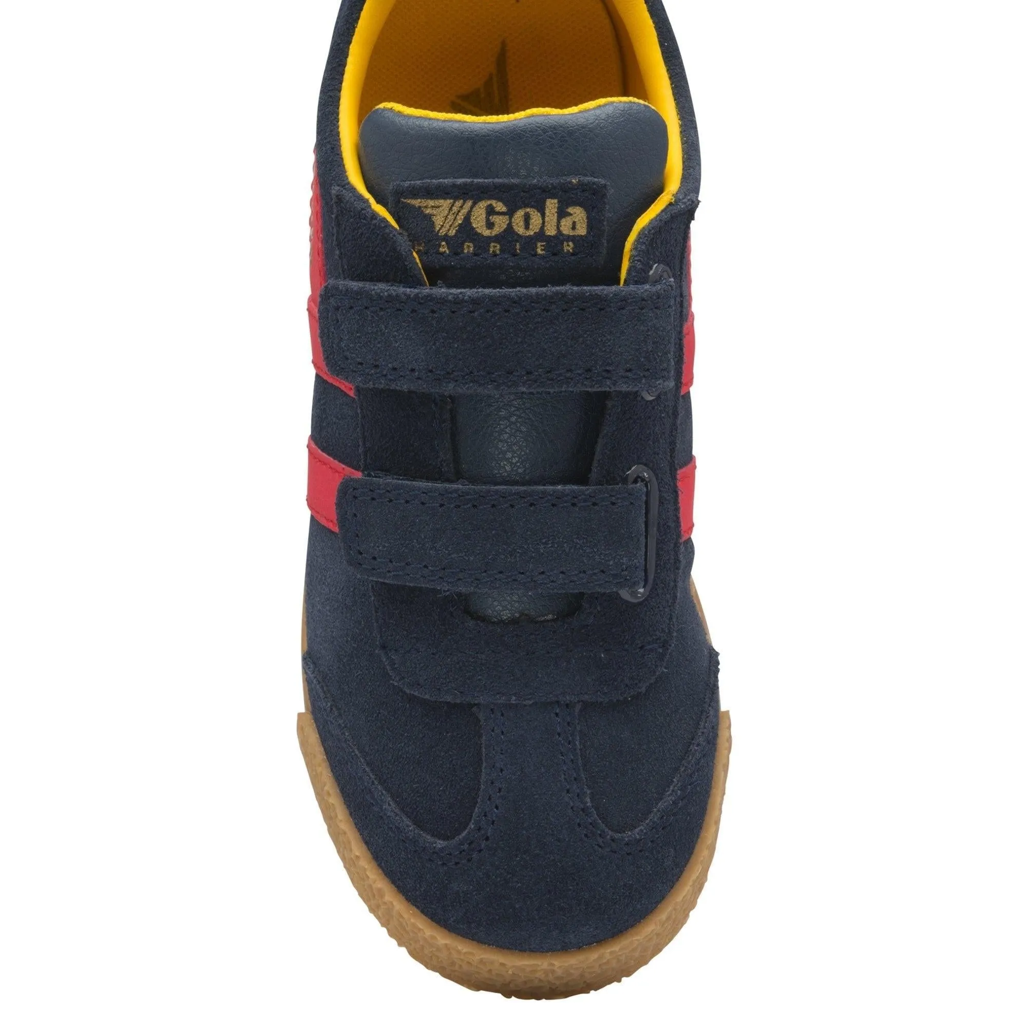 Harrier Velcro Trainer (Navy   Sun   Red)