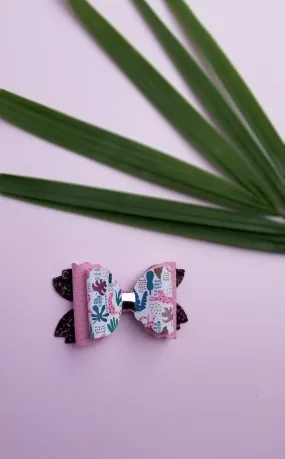 Leopard Botanical Bow