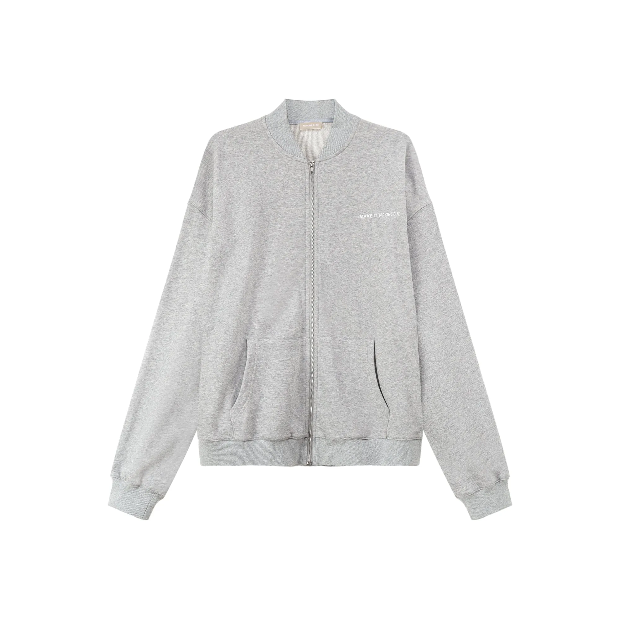 Loose Fit Club Stretch Zip Up Jacket