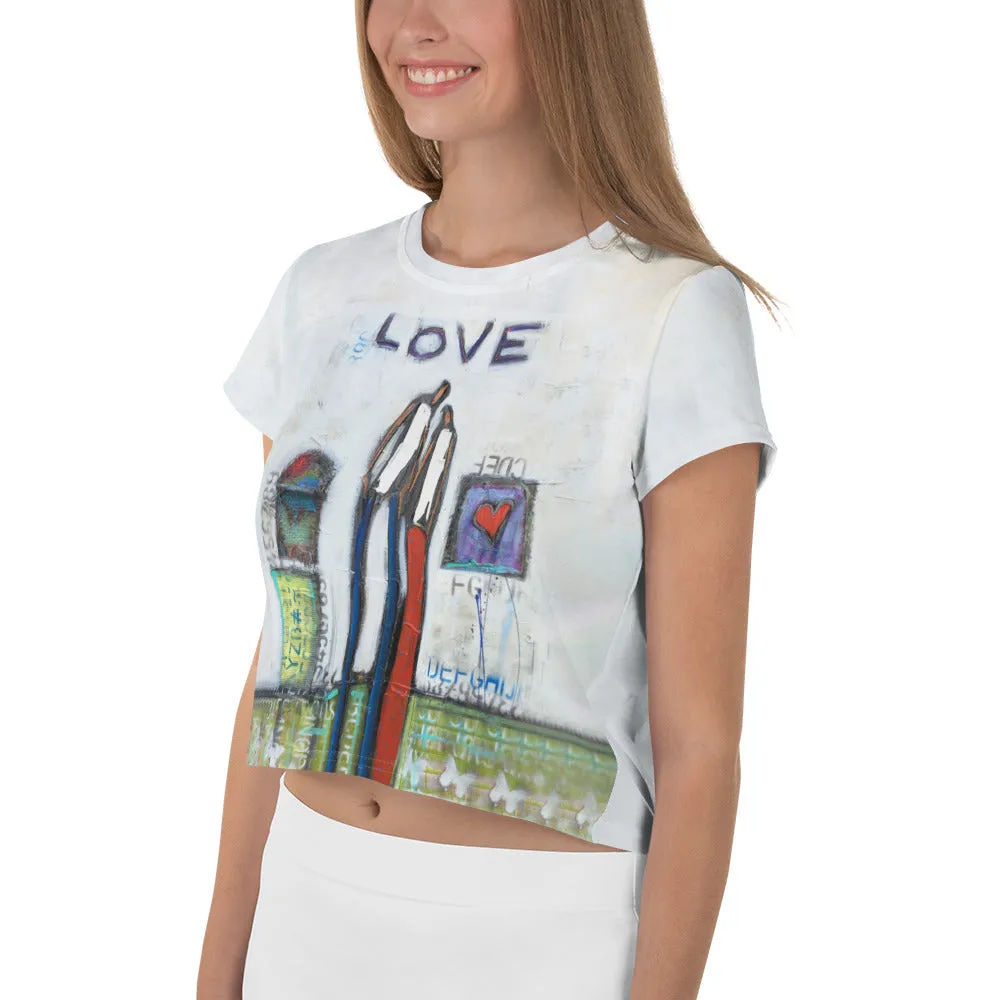 Love for all Crop Tee