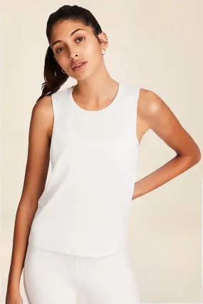 Mesh Tank, White