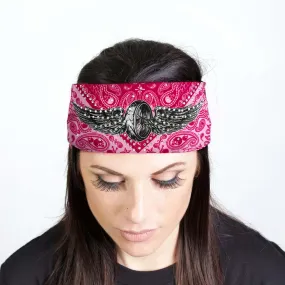 Milwaukee Leather | Bling Designed Wide Headband-Headwrap for Women