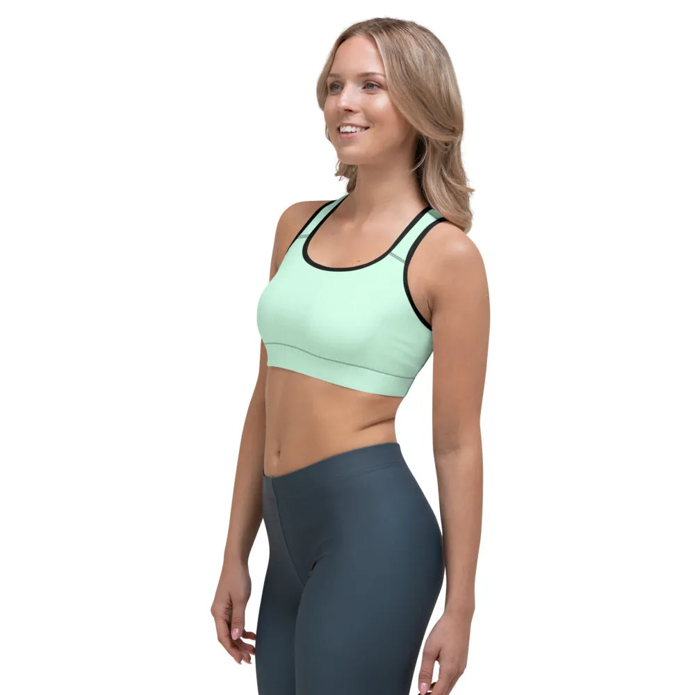 Mint Green Sports Bra