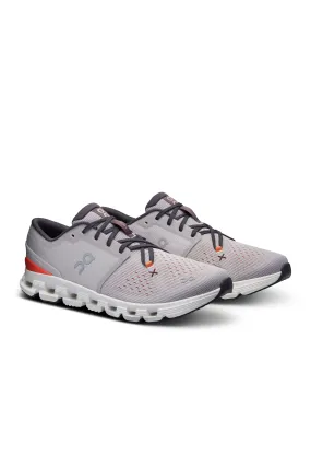 On Running Cloud X 4 Women's Performance Sneakers 3WE30072905 | Silver/Flame