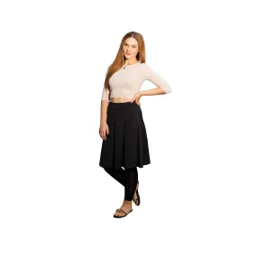 PLUS Size Knee Length Casual Skirt with leggings athletic golf workout sport modest skirt pockets. high waisted leggings. SUPER LIGHTWEIGHT.