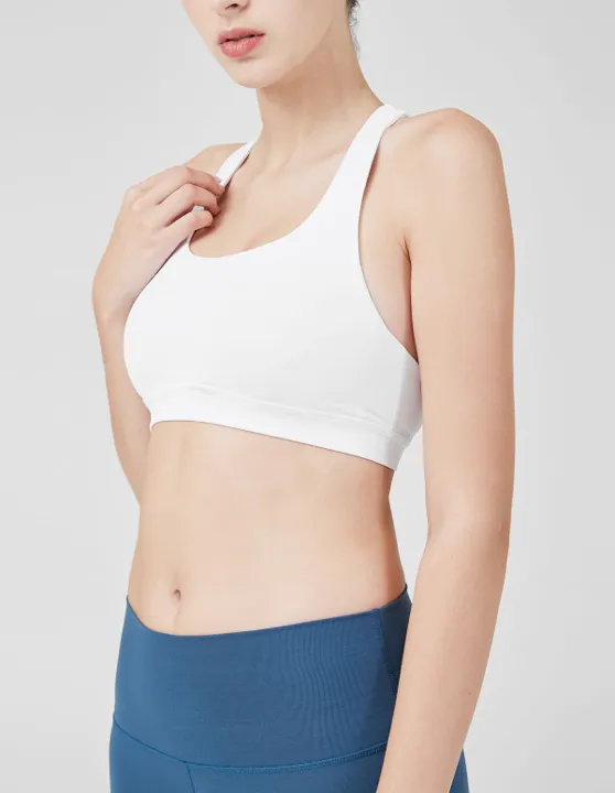 Power Sports Bra - White