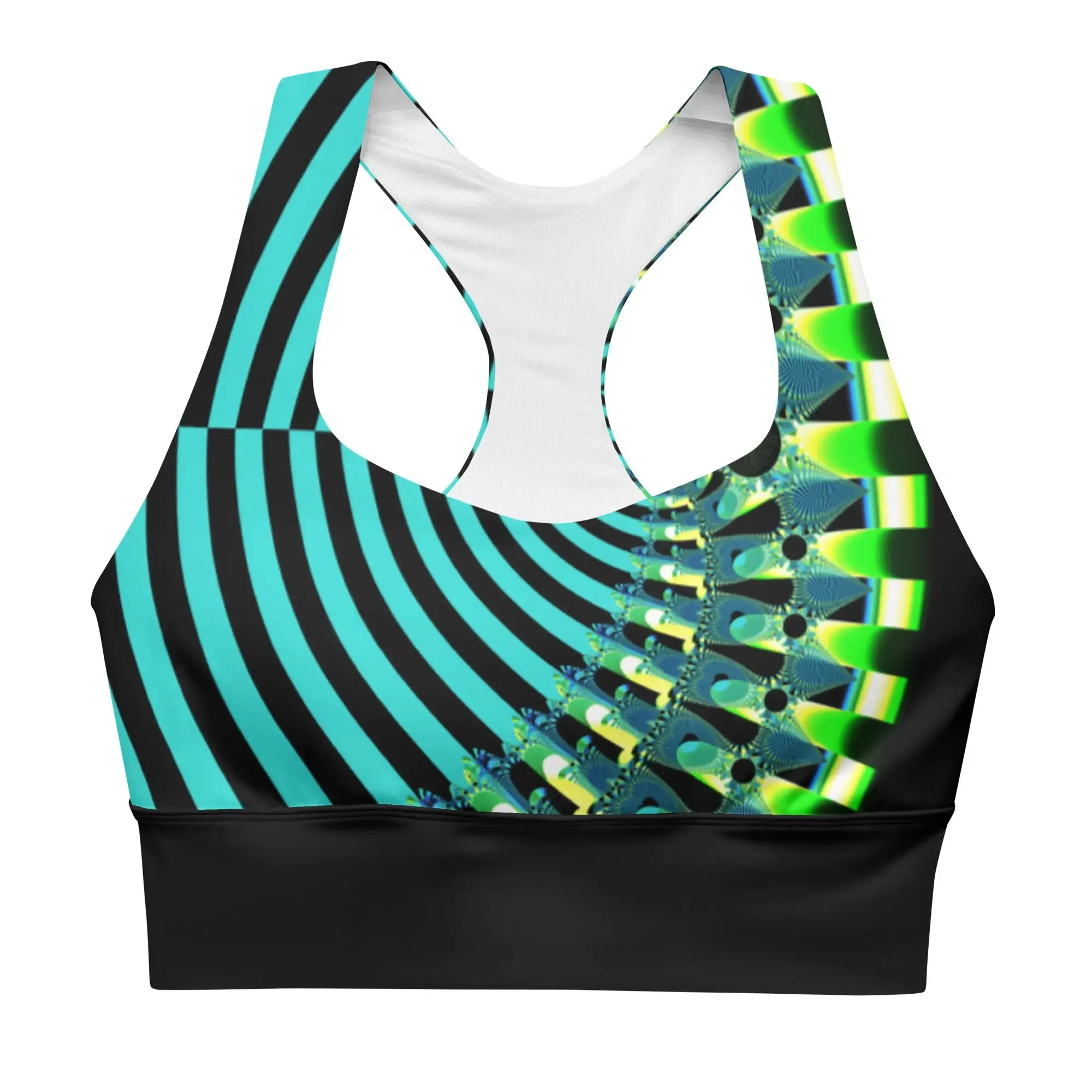 "Happy Stripes" Collection - Longline Sports Bra