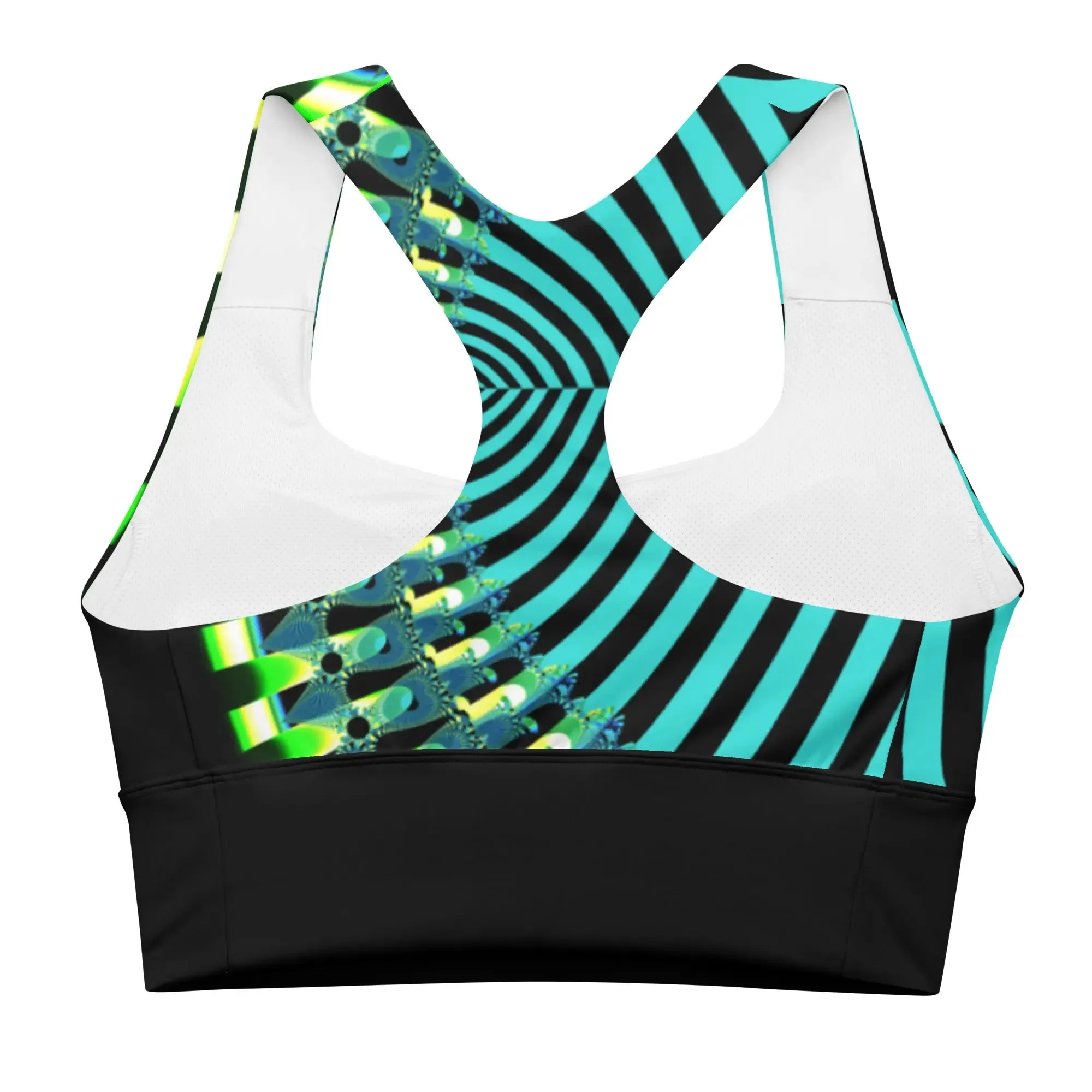 "Happy Stripes" Collection - Longline Sports Bra