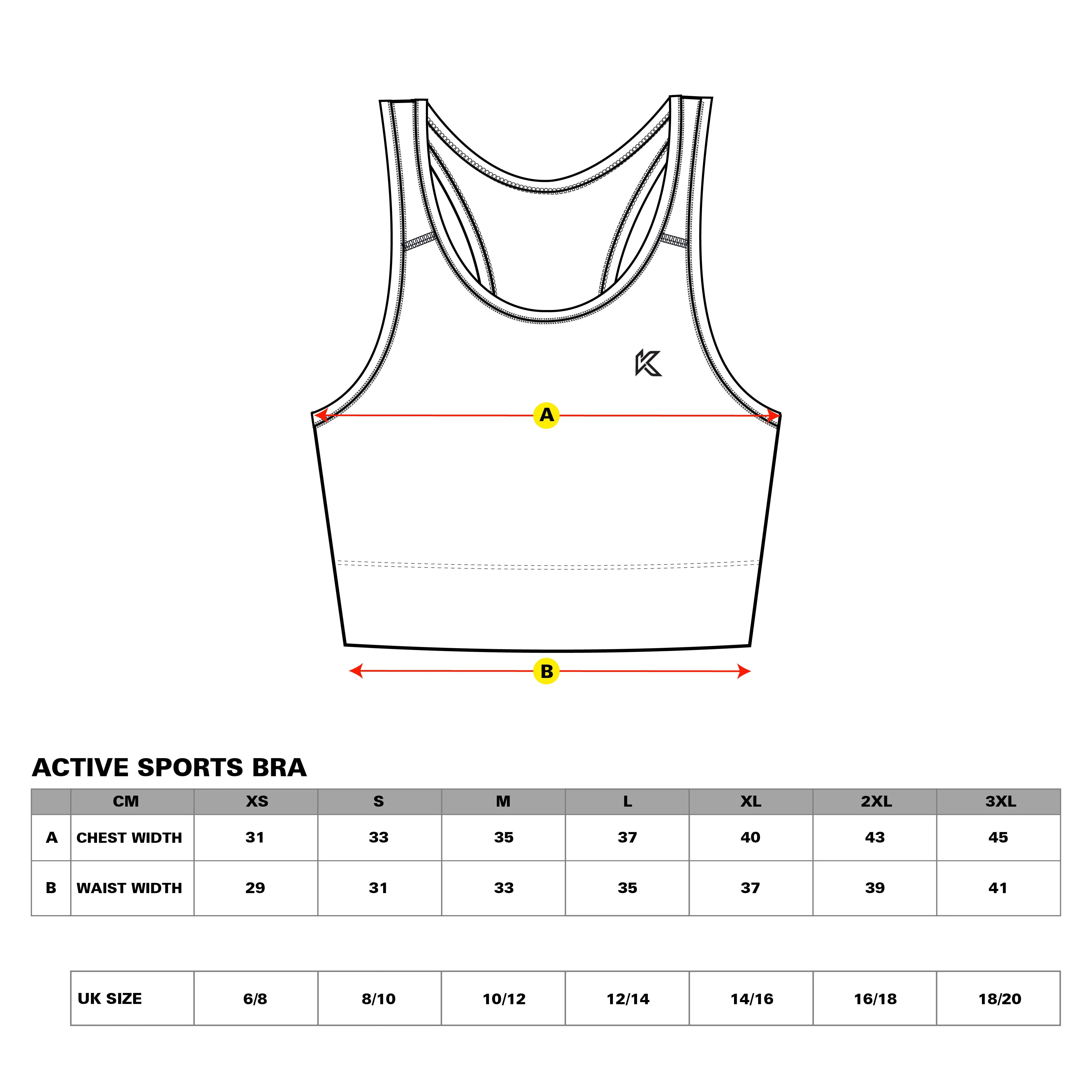 Sage Active Sports Bra