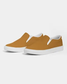 Shaded Orange Slip-On Canvas Sneakers | Women's | C0M50Y100K30