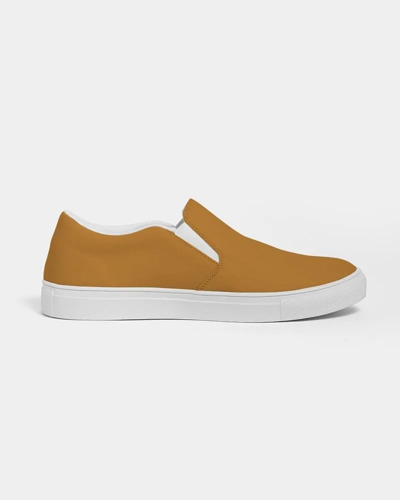 Shaded Orange Slip-On Canvas Sneakers | Women's | C0M50Y100K30