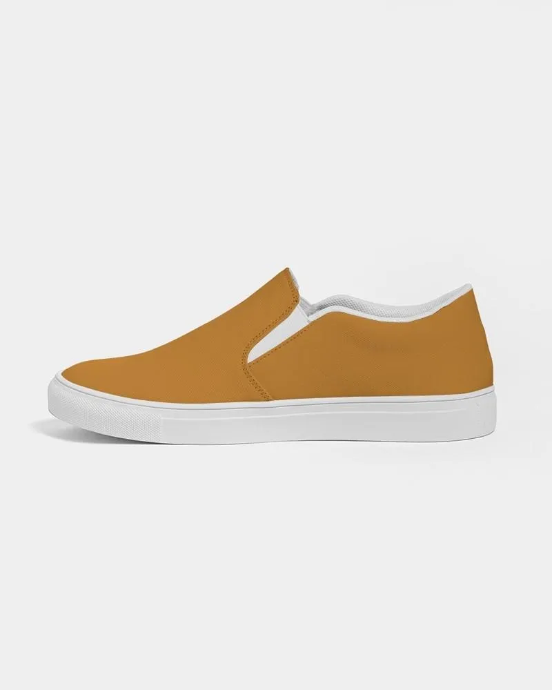 Shaded Orange Slip-On Canvas Sneakers | Women's | C0M50Y100K30