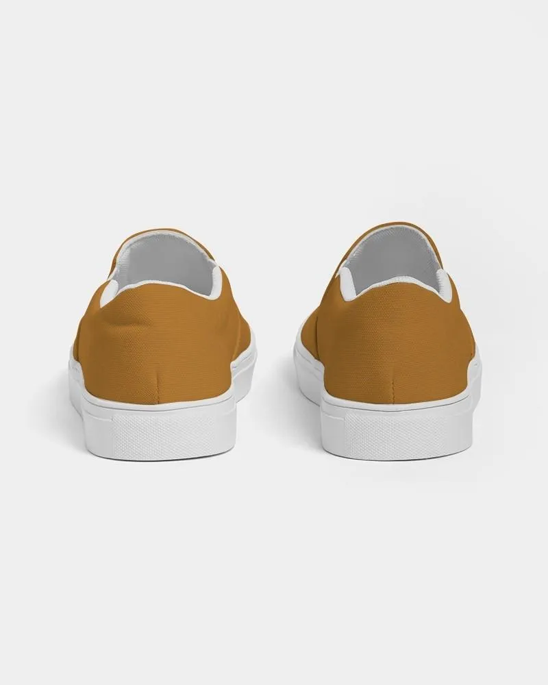 Shaded Orange Slip-On Canvas Sneakers | Women's | C0M50Y100K30