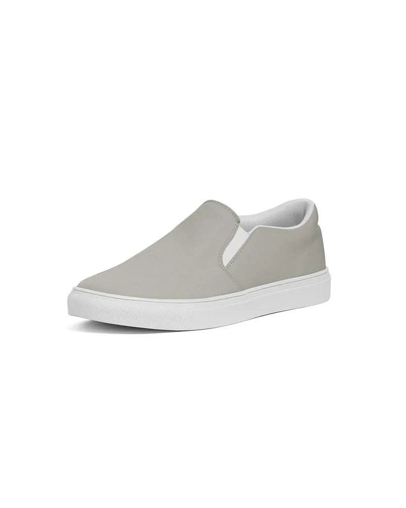 Shaded Pale Yellow Gray Slip-On Canvas Sneakers | Women's | C0M0Y10K30