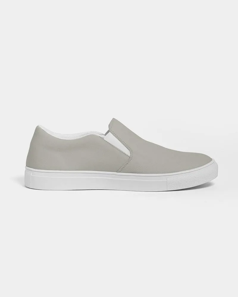 Shaded Pale Yellow Gray Slip-On Canvas Sneakers | Women's | C0M0Y10K30