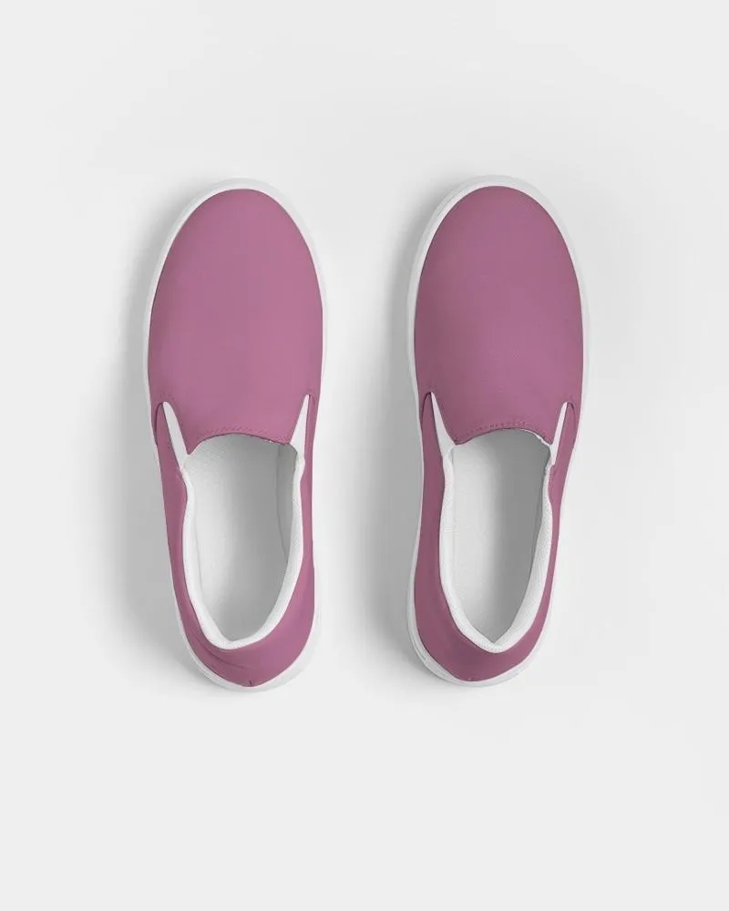 Shaded Pastel Magenta Slip-On Canvas Sneakers | Women's | C0M60Y0K30