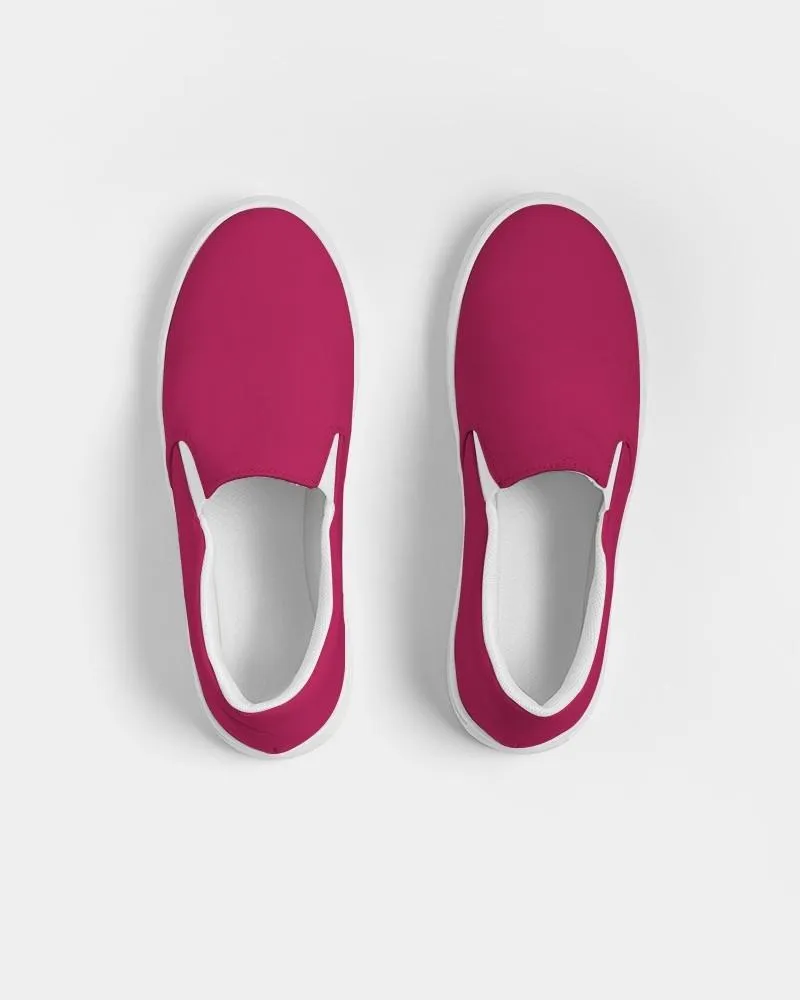 Shaded Pink Slip-On Canvas Sneakers | Women's | C0M100Y50K30