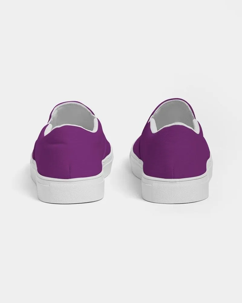 Shaded Purple Slip-On Canvas Sneakers | Women's | C50M100Y0K30