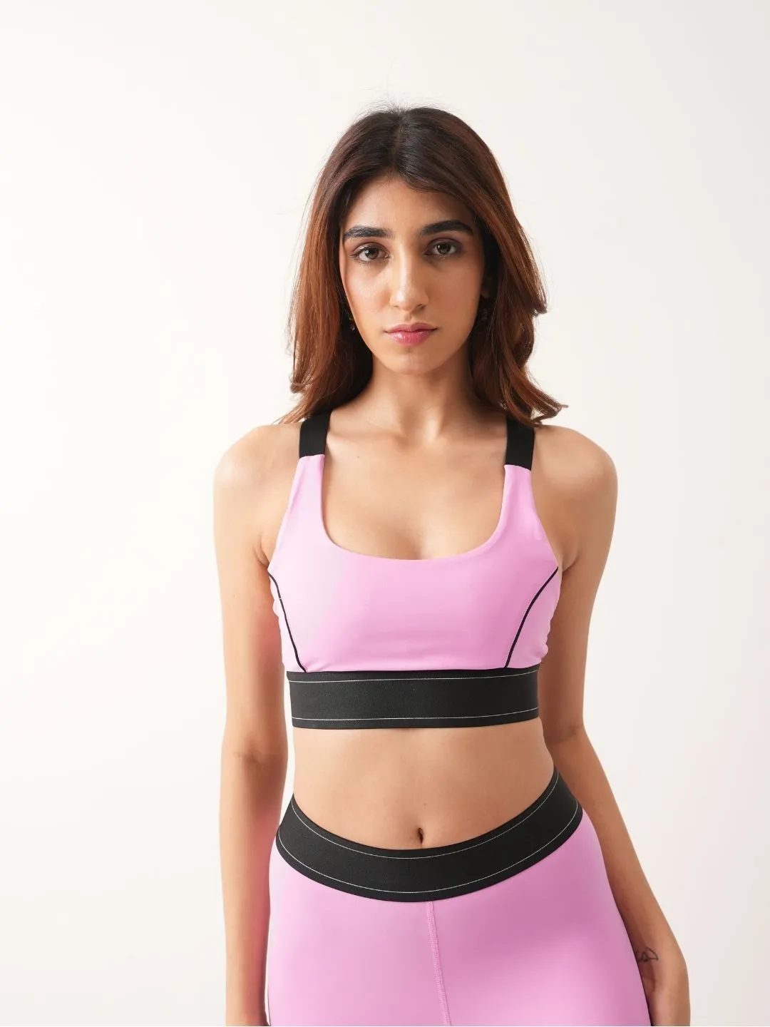 Stellar Sports Bra in Cupcake Pink