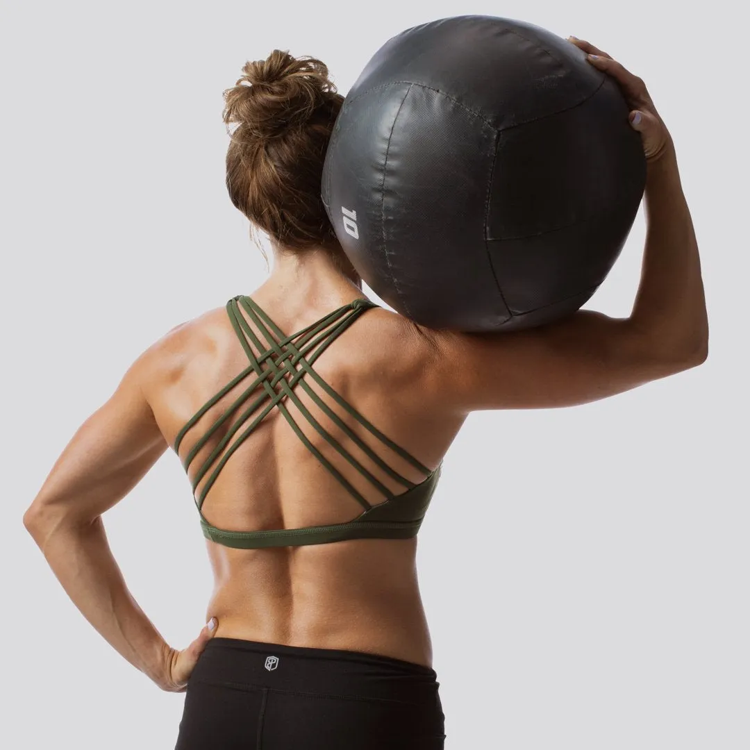 Vitality Sports Bra (Tactical Green)